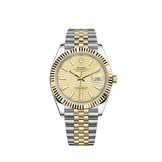 126333-0022 Rolex Datejust Jubilee Gold Dial 41mm