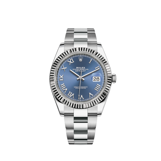 126334-0025 Rolex Datejust Blue Dial 41mm