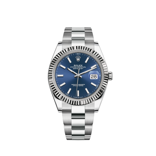 126334-0001 Rolex Datejust Oyster Blue Dial 41mm