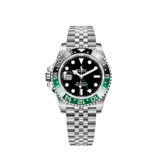 126720VTNR-0002 Rolex GMT-Master II Right-Handed "Sprite" Jubilee Black Dial 40mm