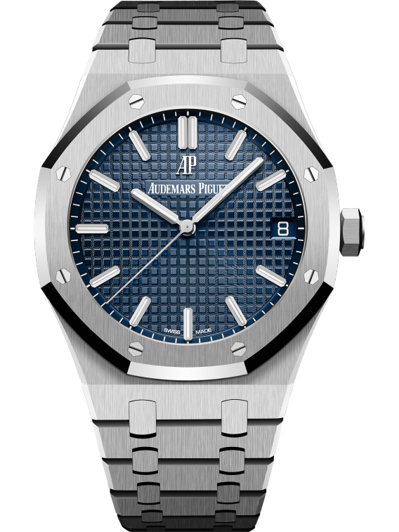 15500ST.OO.1220ST.01 Audemars Piguet Royal Oak Blue Dial 41mm