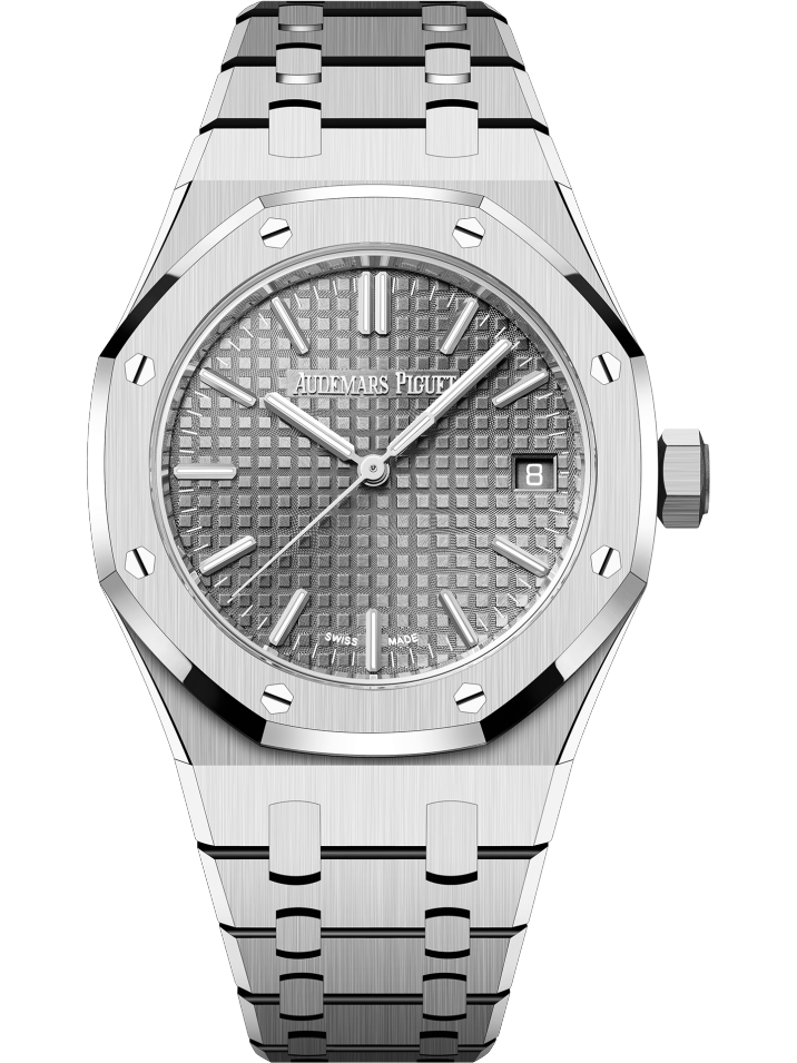 15550ST.OO.1356ST.03 Audemars Piguet Royal Oak Grey Dial "50TH ANNIVERSARY" 37mm