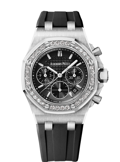 26231ST.ZZ.D002CA.01 Audemars Piguet Royal Oak Chronograph Black Dial 37mm