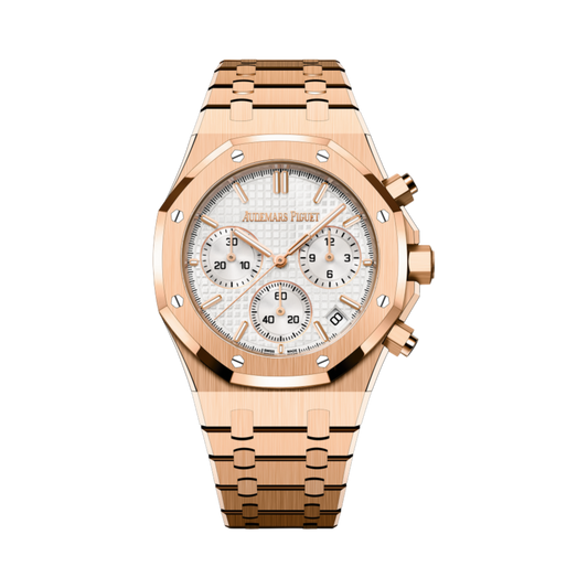 26240OR.OO.1320OR.03 Audemars Piguet Royal Oak Chronograph "50th Anniversary" White Dial 41mm