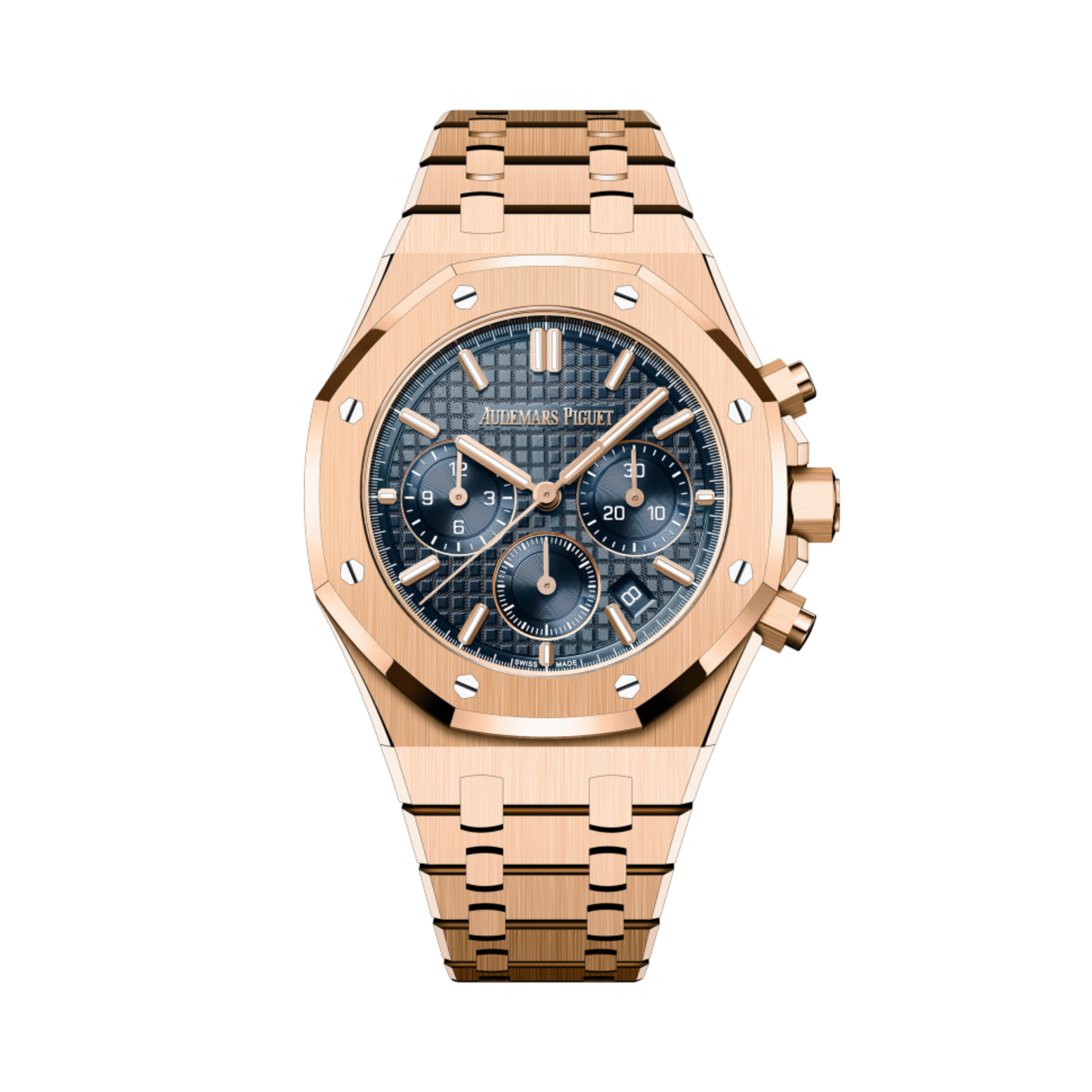 26715OR.OO.1356OR.01 Audemars Piguet Royal Oak Chronograpgh Blue Dial 38mm