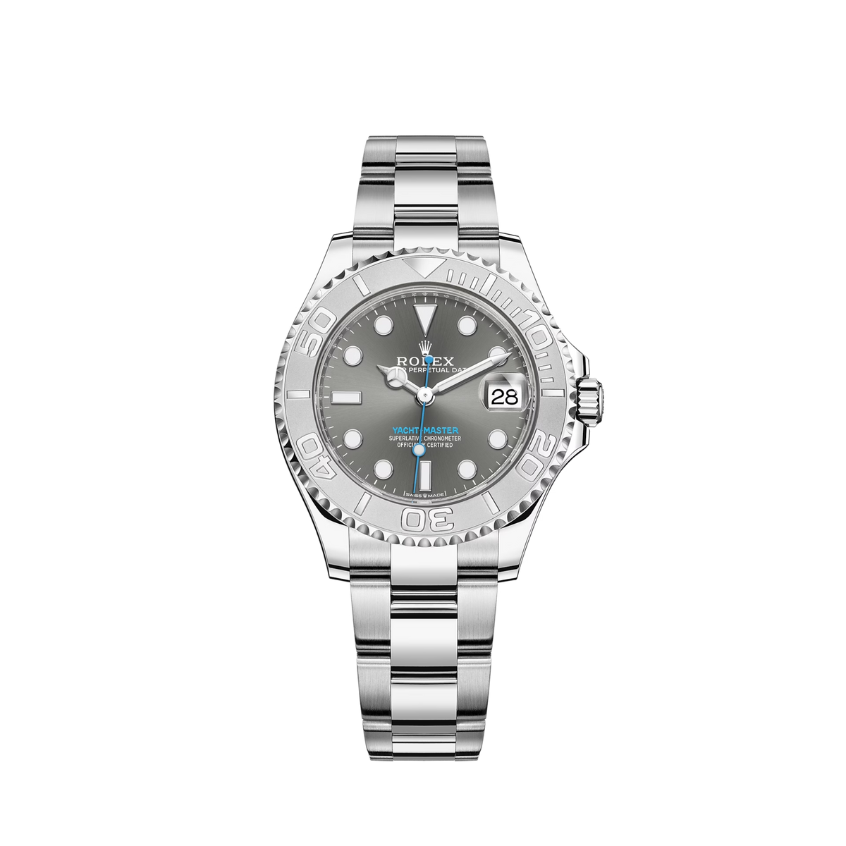 268622-0002 Rolex Yacht-Master Grey Dial 37mm