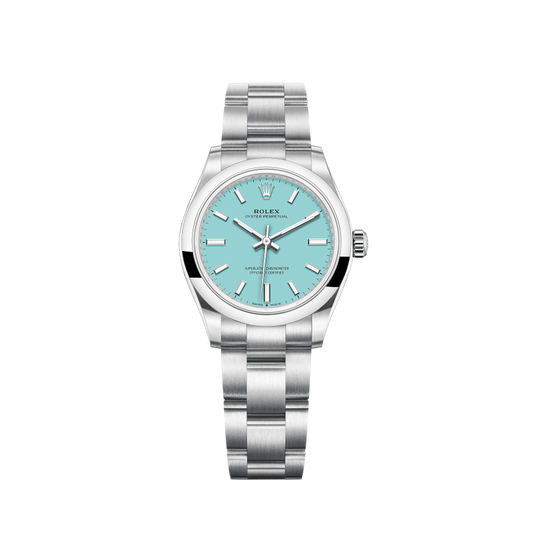 277200-0007 Rolex Oyster Perpetual Tiffany Blue Dial 31mm