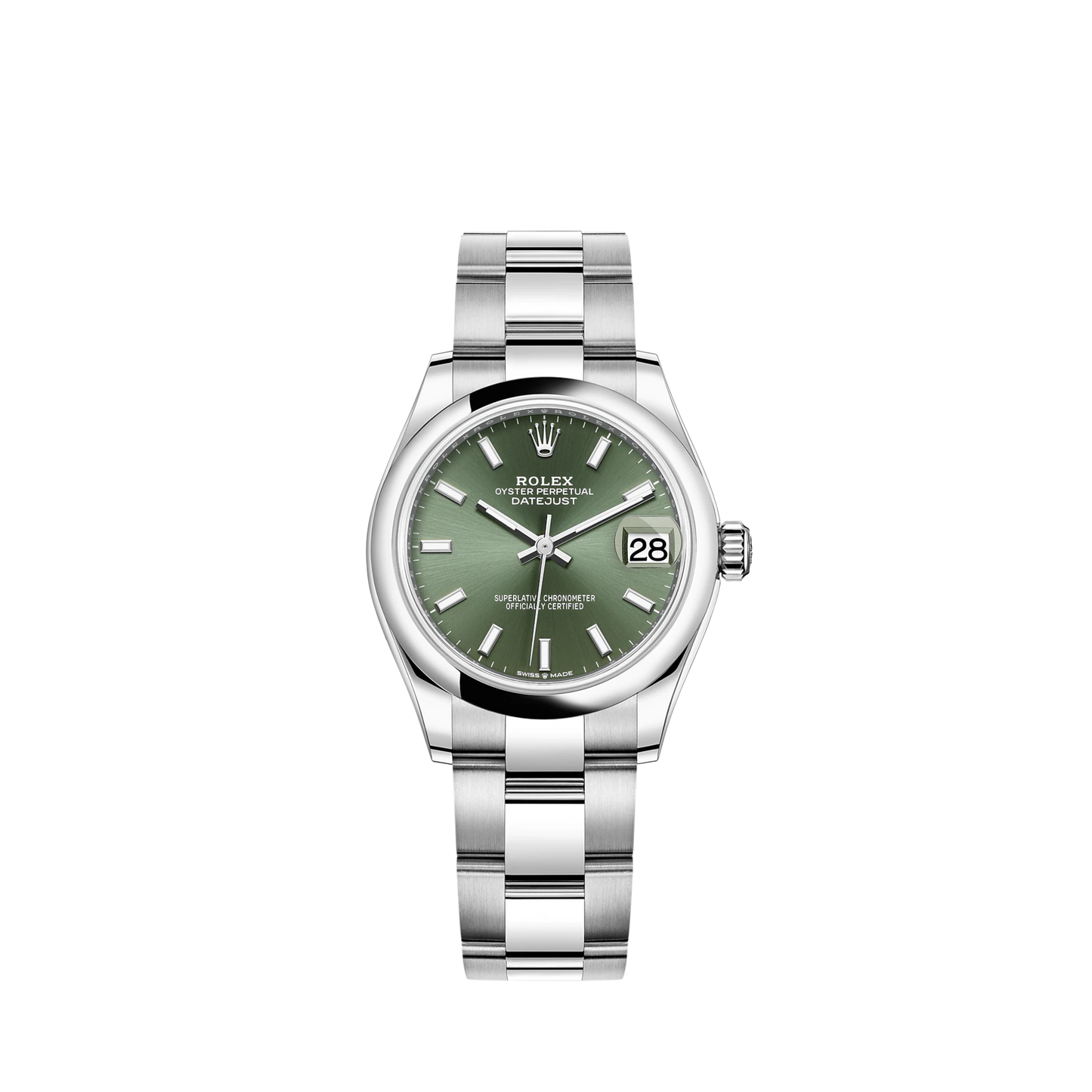 278240-0011 Rolex Datejust Oyster Green Dial 31mm