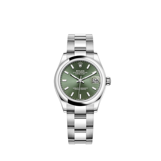 278240-0011 Rolex Datejust Oyster Green Dial 31mm