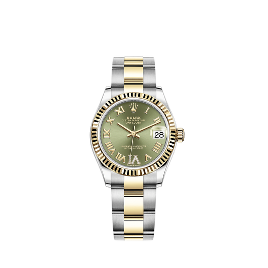 278273-0015 Rolex Datejust Green Dial 31mm