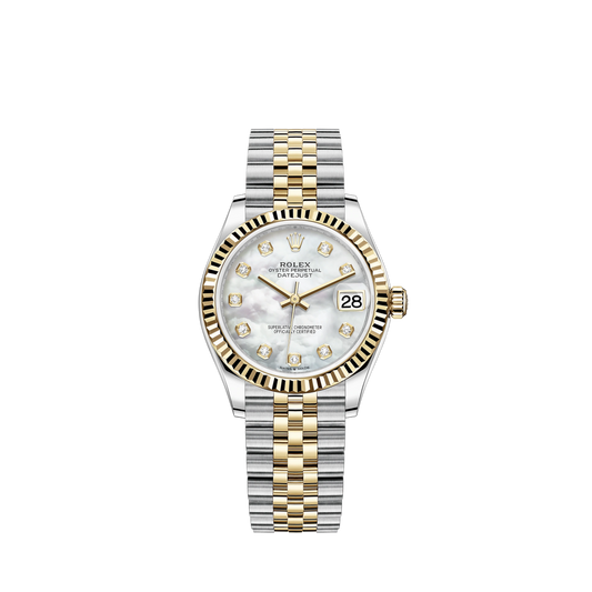 278273-0028 Rolex Datejust Jubilee White Mother of Pearl Dial 31mm