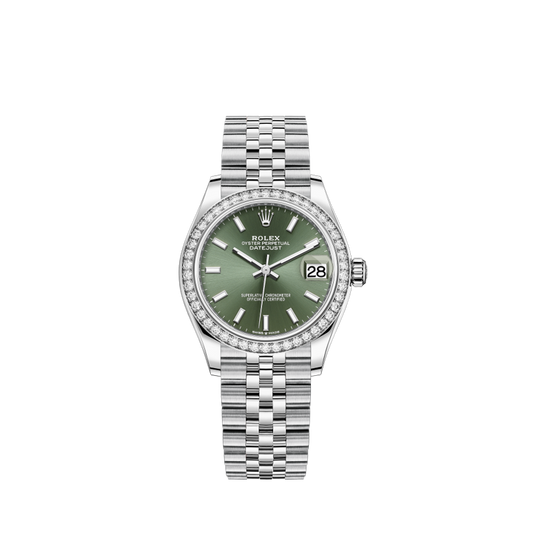 278384RBR-0022 Rolex Datejust Jubilee Green Dial 31mm