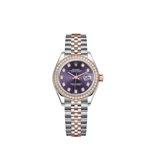 279381RBR-0015 Rolex Lady-Datejust Diamonds Purple Dial 28mm