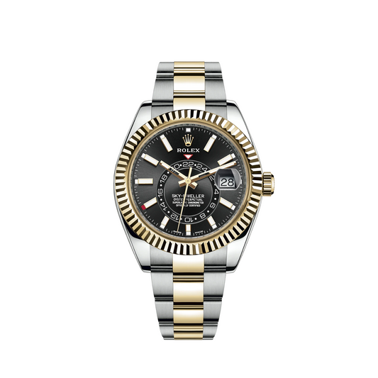 326933-0002 Rolex Sky-Dweller Black Dial 42mm