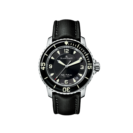 5015-1130-52A Blancpain Fifty Fathoms Automatique Black Dial 45mm