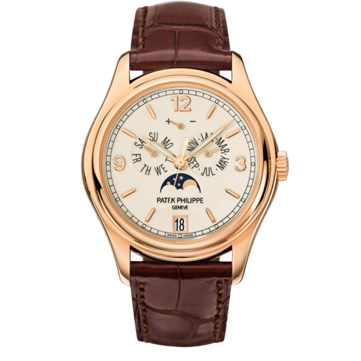 5146R-001 Patek Philippe Complications Annual Calendar Moon phases Cream Dial 39mm