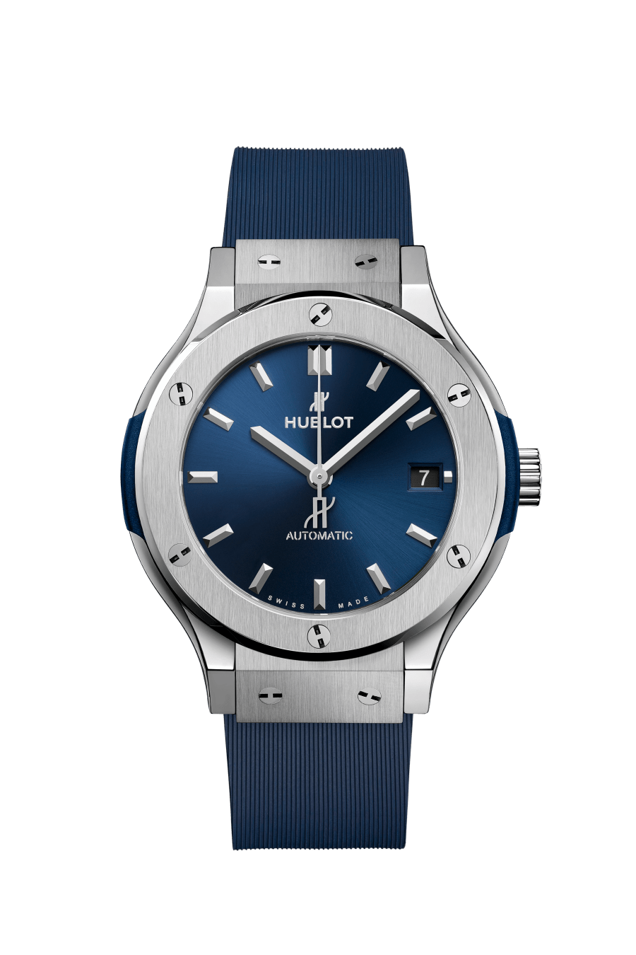 565.NX.7170.LR Hublot Classic Fusion Titanium Blue Dial 38mm