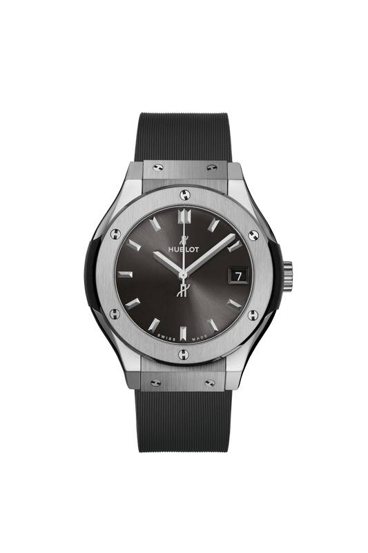 581.NX.7071.RX Hublot Classic Fusion Racing Grey Titanium Gray Dial 33mm
