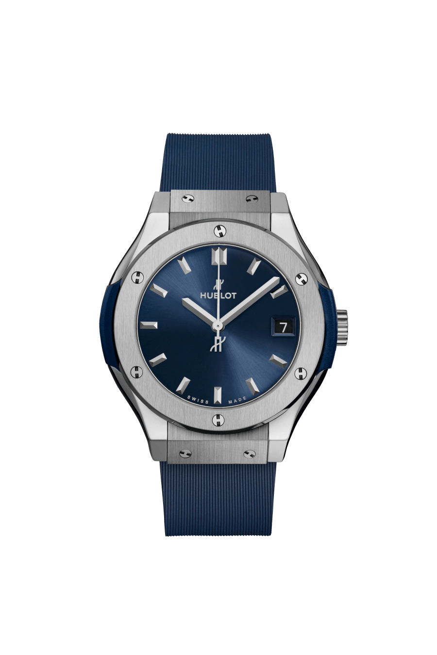 581.NX.7170.RX Hublot Classic Fusion Titanium Blue Dial 33mm