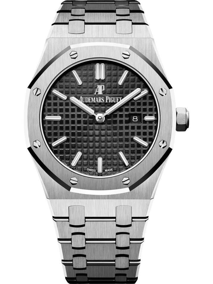 67650ST.OO.1261ST.01 Audemars Piguet Royal Oak Quartz Black Dial