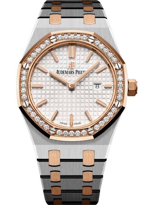 67651SR.ZZ.1261SR.01 Audemars Piguet Royal Oak Quartz White Dial 33mm
