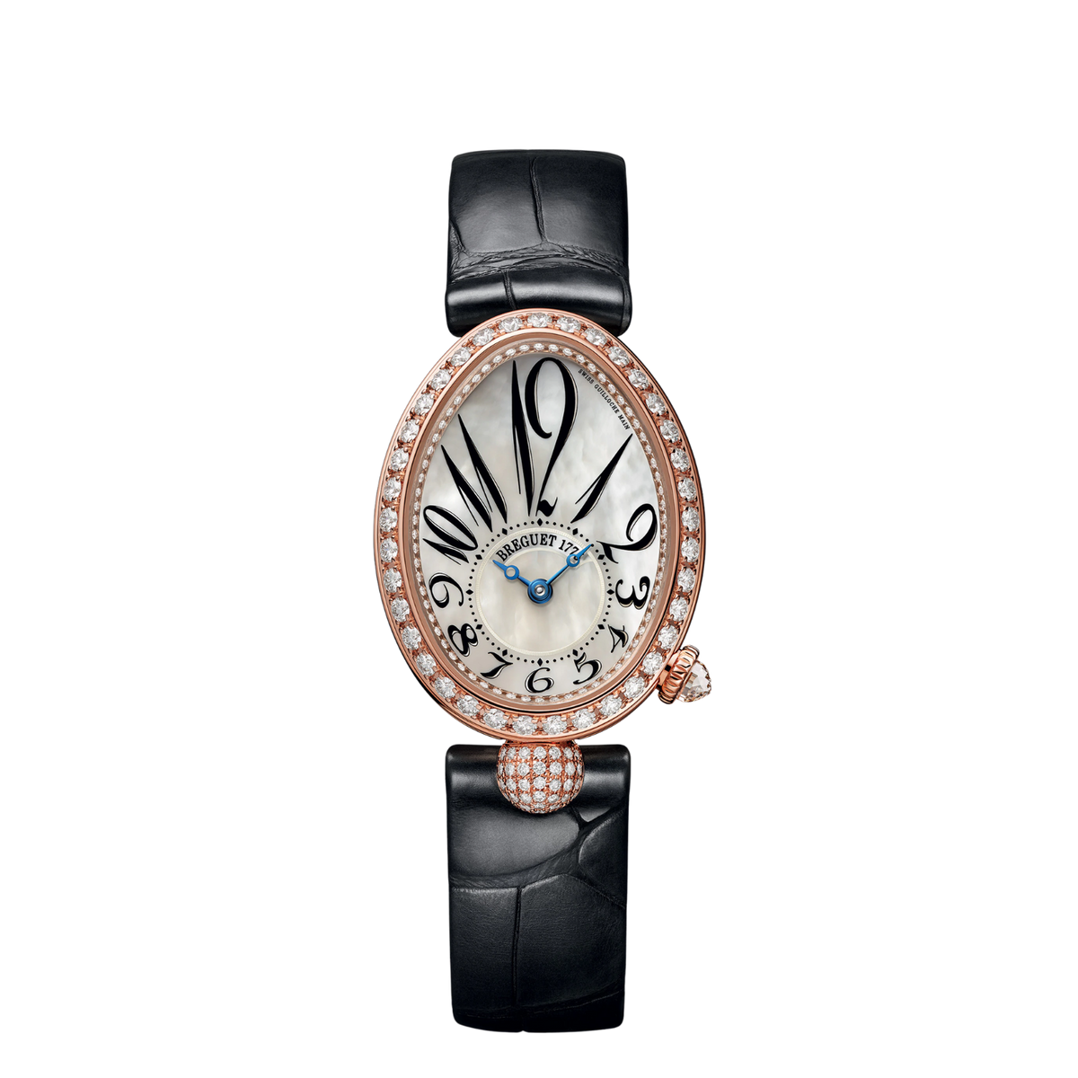 8928BR/51/944/DD0D3L Breguet Reine de Naples White Dial 33 x 24 mm