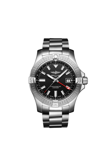 A32397101B1A1 Breitling Avenger Automatic GMT 43 Black Dial 43mm