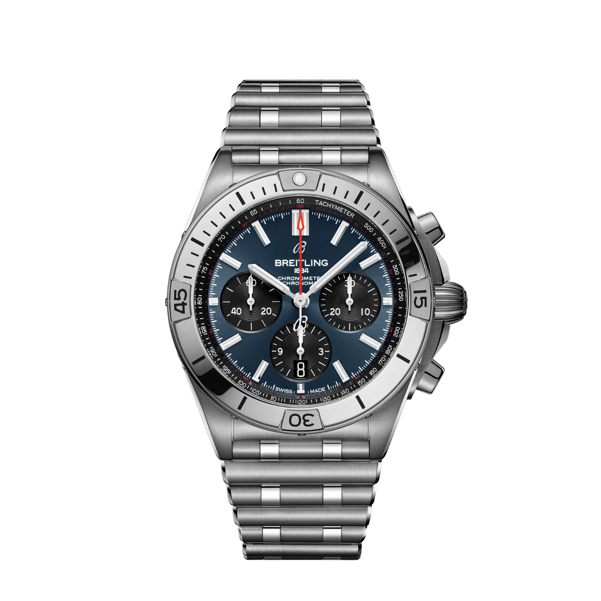 AB0134101C1A1 Breitling Chronomat B01 Blue Dial 42mm