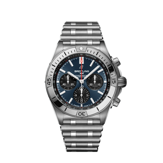 AB0134101C1A1 Breitling Chronomat B01 Blue Dial 42mm
