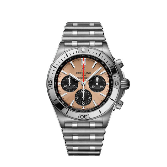 AB0134101K1A1 Breitling Chronomat B01 Sundust Dial 42mm