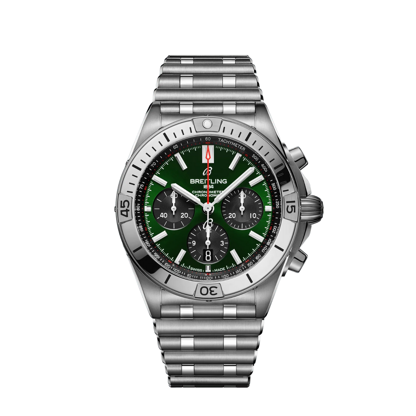 AB0134101L1A1 Breitling Chronomat B01 Green Dial 42mm