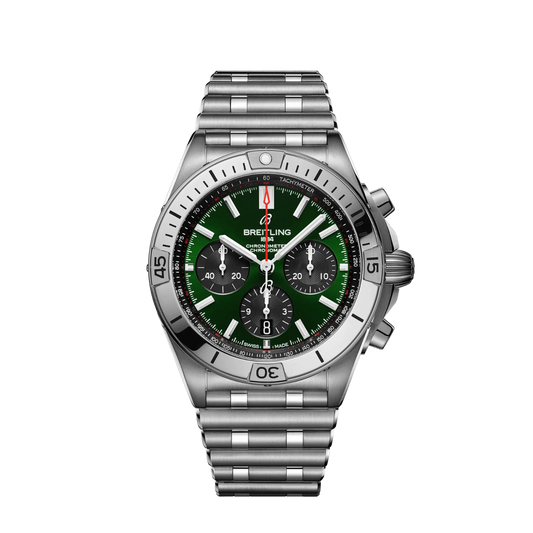 AB0134101L1A1 Breitling Chronomat B01 Green Dial 42mm