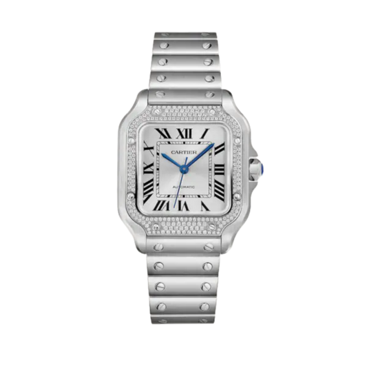 W4SA0005 Cartier Santos de Cartier White Dial 35mm