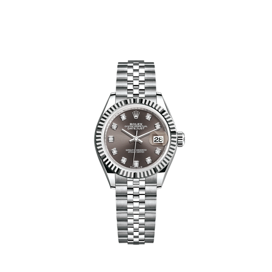 279174-0015 Rolex Lady-Datejust Jubilee Diamonds Grey Dial 28mm