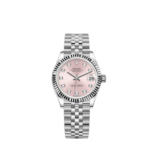 278274-0032 Rolex Datejust Jubilee Diamonds Pink Dial 31mm