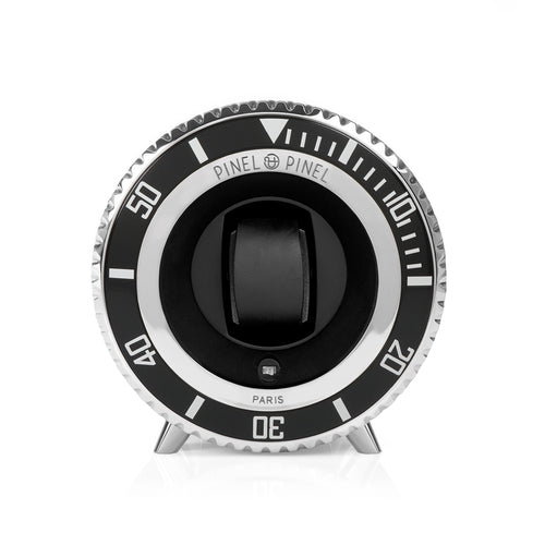 Watch Winder Sub Twin Sub Black Black Calfskin