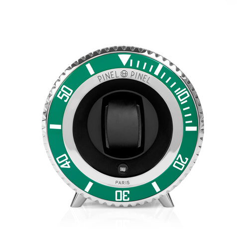 Watch Winder Sub Twin Sub Green Green Calfskin