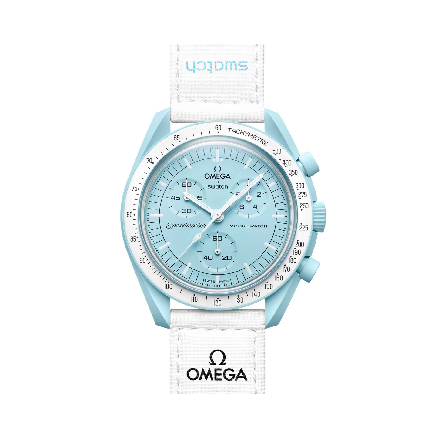 SO33L100 Omega x Swatch Bioceramic MoonSwatch Mission To Uranus Blue 42mm