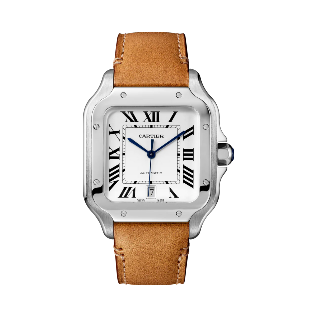 WSSA0018 Cartier Santos de Cartier White Dial 40mm