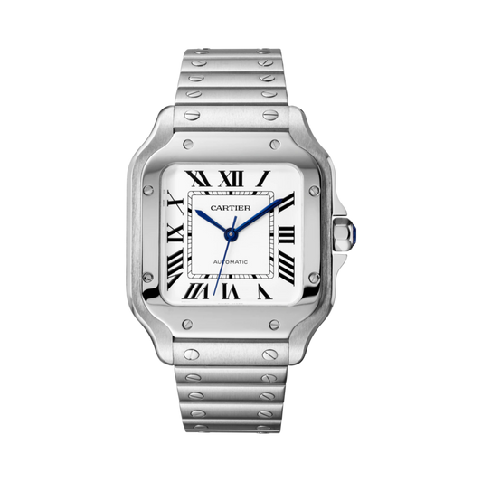 WSSA0029 Cartier Santos de Cartier White Dial 35mm