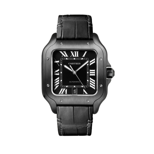WSSA0039 Cartier Santos de Cartier Black Dial 40mm