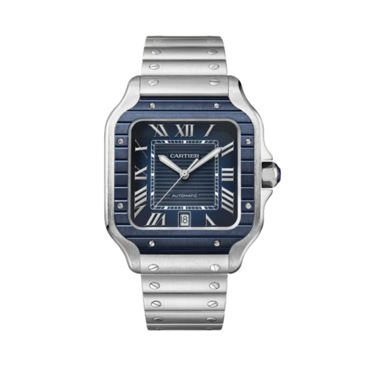 WSSA0048 Cartier Santos de Cartier Blue Dial 39.8mm
