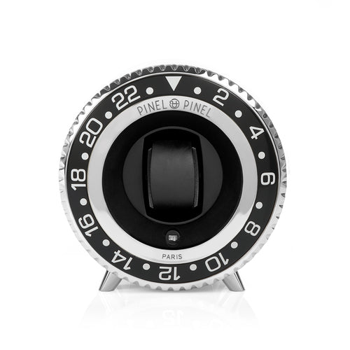 Watch Winder Gmt Twin Gmt Black Perfect Black Coated Canvas
