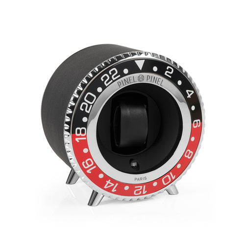 Watch Winder Gmt Twin Gmt Black Perfect Black Coated Canvas