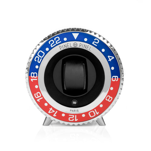 Watch Winder Gmt Twin Gmt Red Red Calfskin