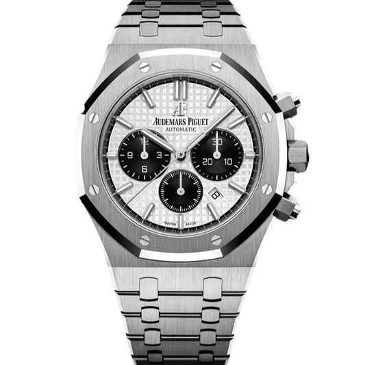 26331ST.OO.1220ST.03 Audemars Piguet Royal Oak Chronograpgh White Dial 42mm