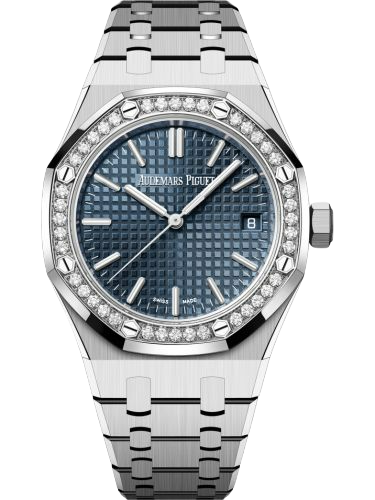 15551ST.ZZ.1356ST.02 Audemars Piguet Royal Oak Stainless Steel Diamond Bezel "50TH ANNIVERSARY" 37mm